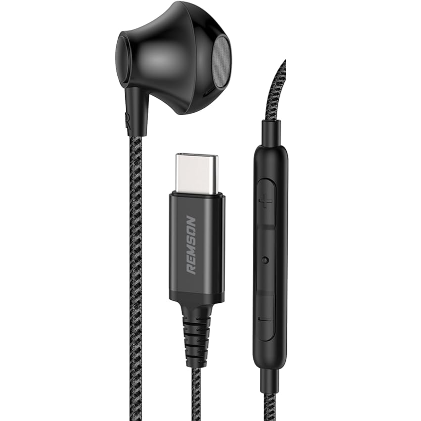 Remson Wired Mono Stereo Earphone With Type-C Connector