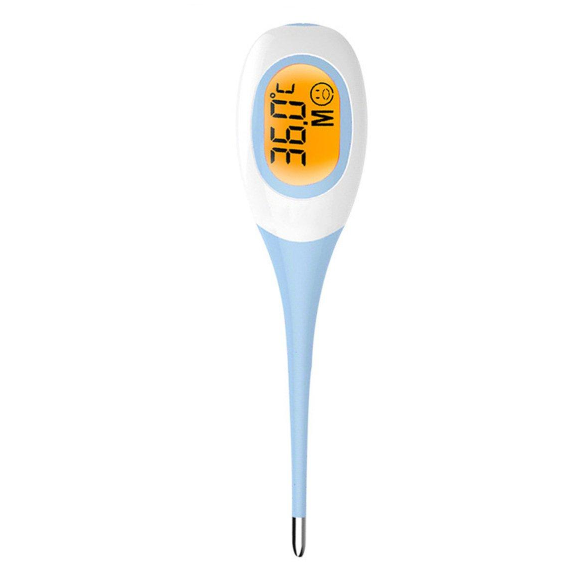 Electronic Thermometer Digital LCD Medical Baby & Adult Oral - Blue