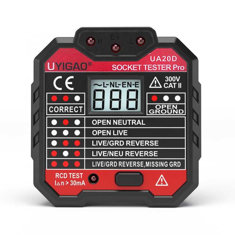 Digital Display Socket Tester