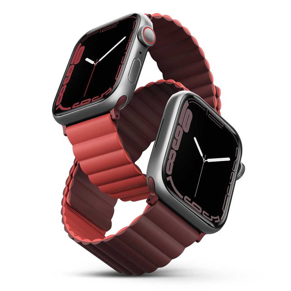 UNIQ Revix Apple Watch Silicon Strap 38mm & 40mm & 41mm - Maroon/Red