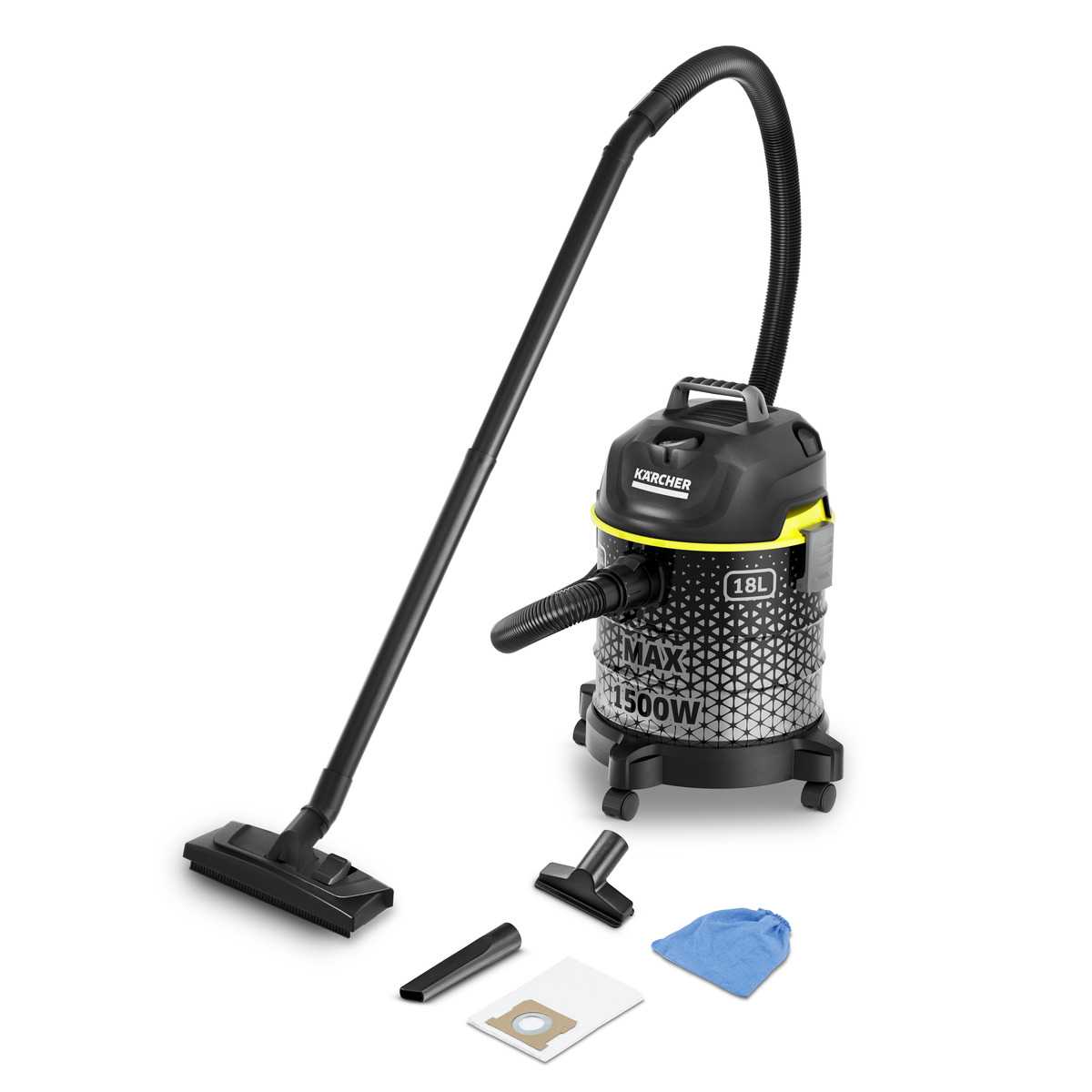 Karcher Stainless Steel Dry Vacuum Cleaner DVAC 1500