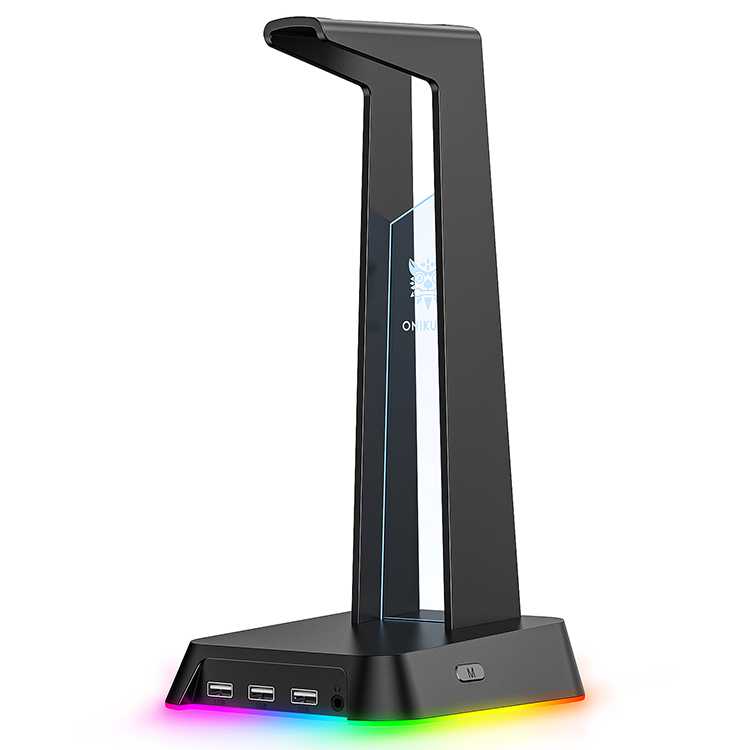 Onikuma RGB Gaming Headphone Stand