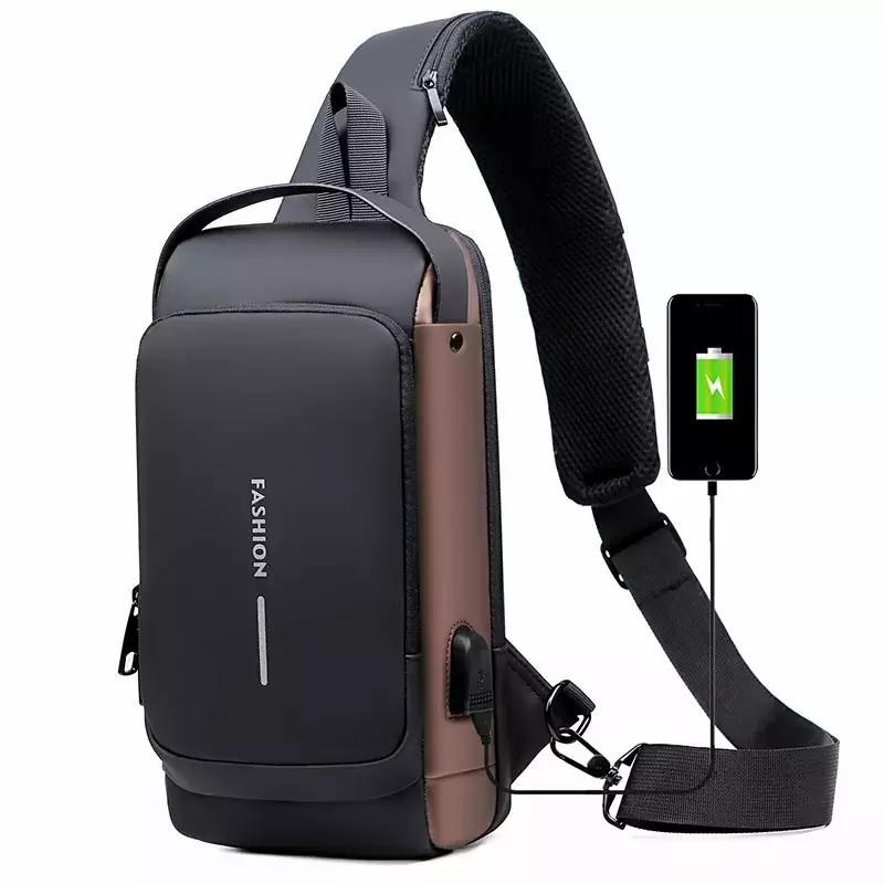 Leather Travel Mobile Accessories Bag