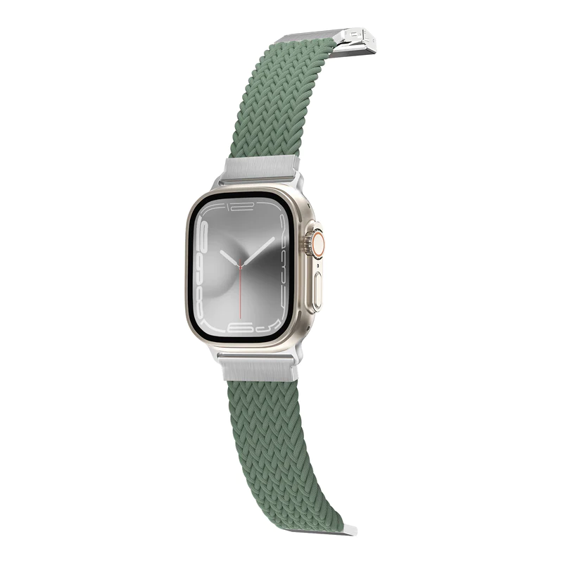 AmazingThing Titan Weave Braided for Apple Watch 42mm & 44mm & 45mm & 49mm - Green