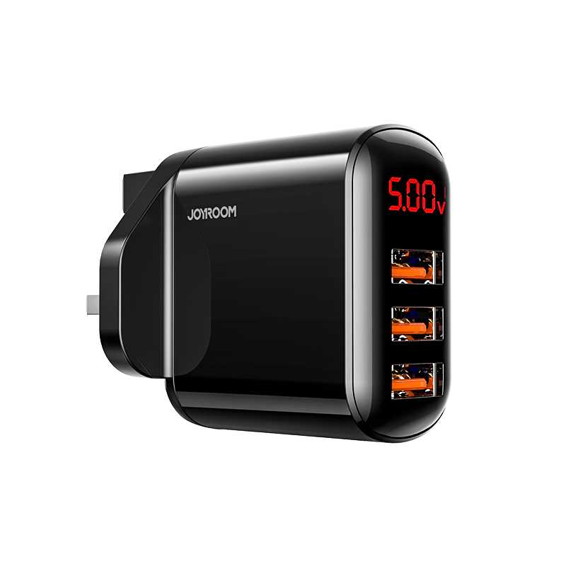 Joyroom Sharp Series Digital Display Charger 3 USB Ports