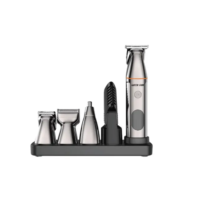 Green 5 In 1 Multi-Function Hair Clipper Set