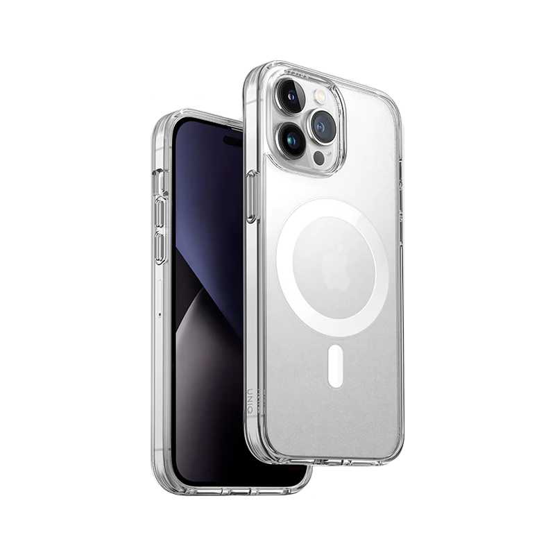 UNIQ Xtreme MagClick Magnetic Charging Compatible Case For iPhone 14 Pro Max - Matte Clear