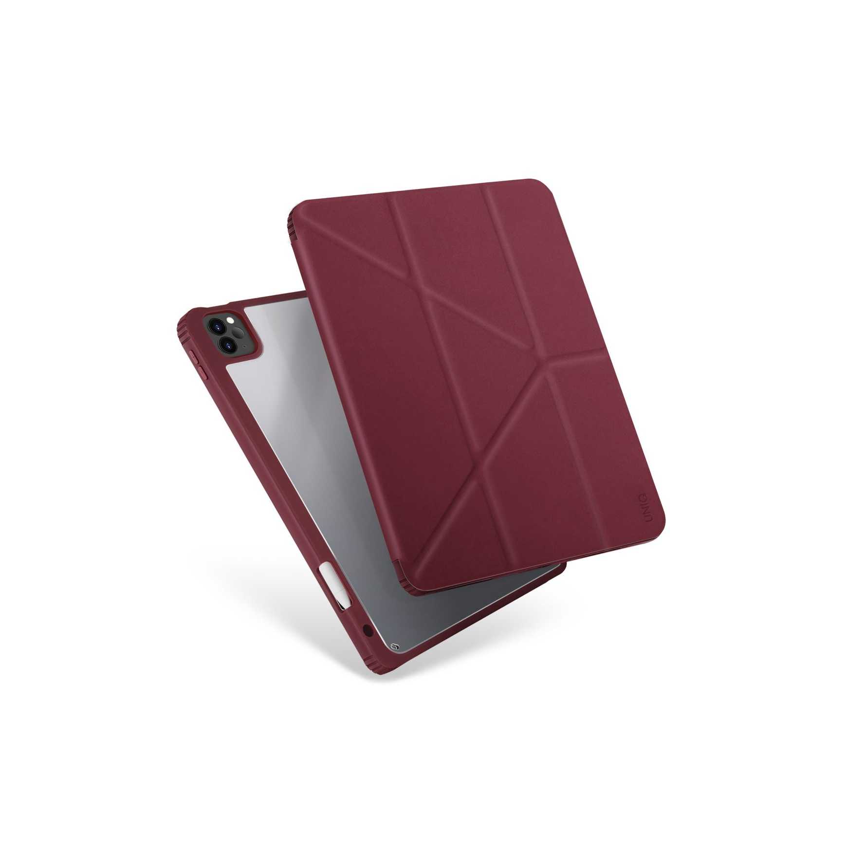 UNIQ Moven iPad Pro 11 Inch 2020-2021 Case & Stand - Maroon