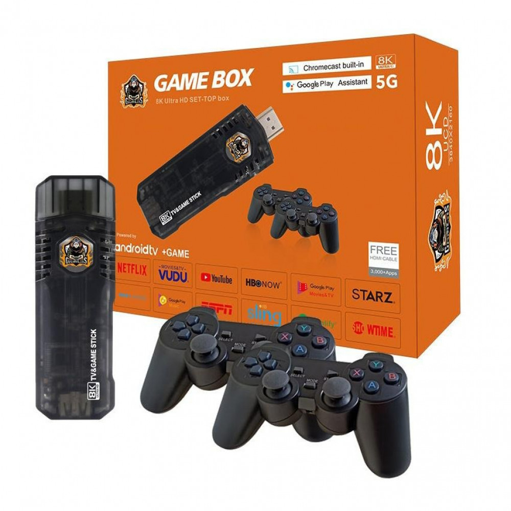 Android Smart TV Stick With Classic Games 8K Resolution