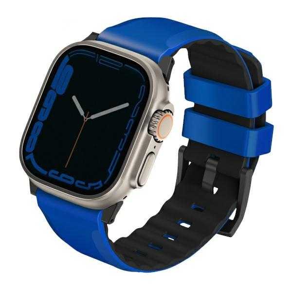 UNIQ Linus Airosoft Silicone Strap for Apple Watch 42/44/45/49mm - Blue