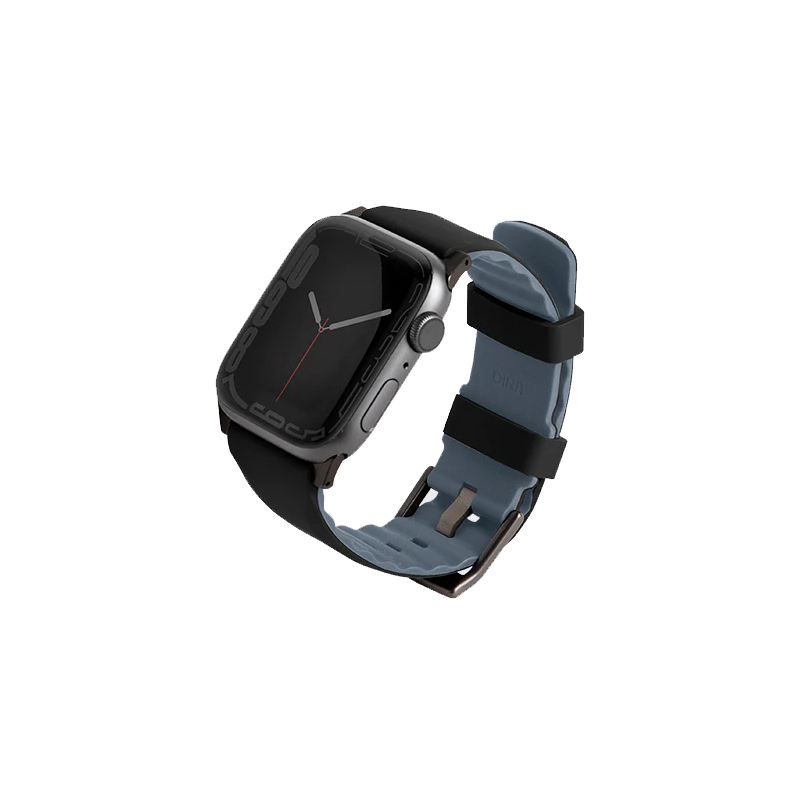 Uniq Linus Airosoft Silicone Strap for Apple Watch 38/40/41mm - Midnight Black