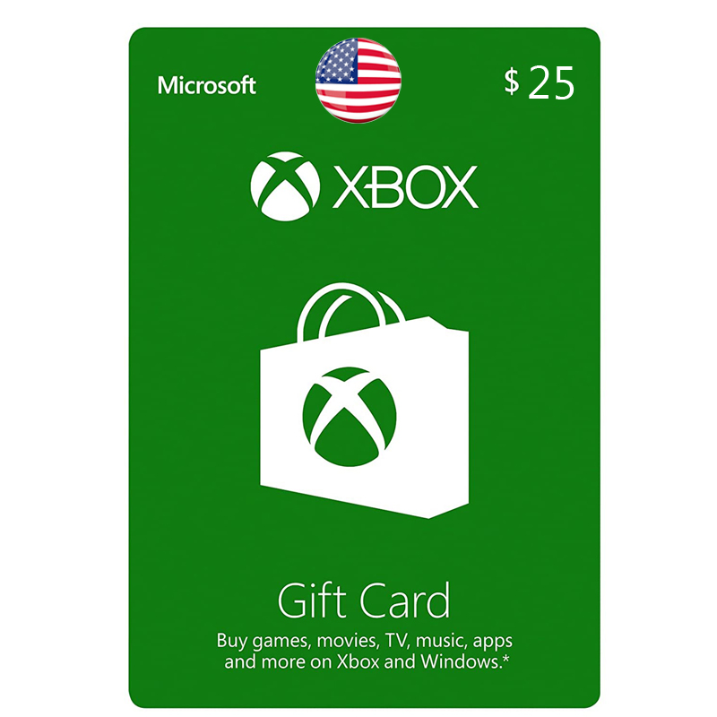 XBOX US / 25 USD Digital Card