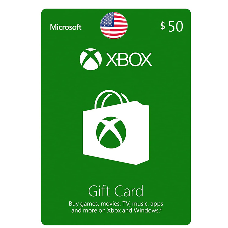 XBOX US / 50 USD Digital Card