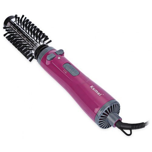 Kemey Manual Hair Dryer Hot Air Brush