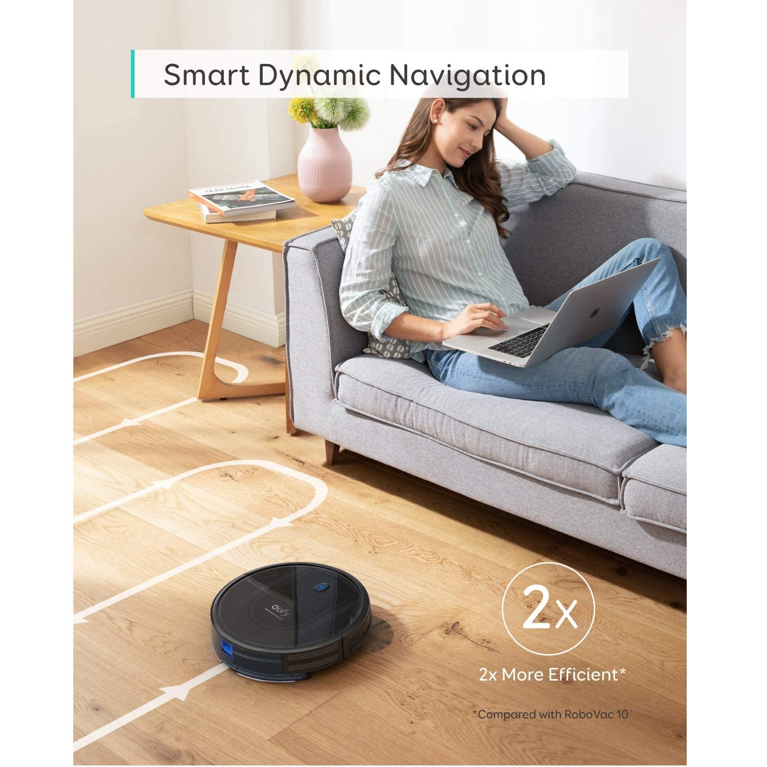 Eufy By Anker RoboVac G10 2in1 Smart Vacuum Cleaner