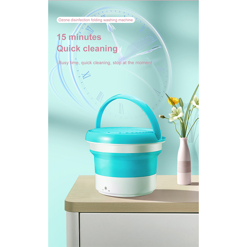 Portable Folding Washing Machine - Blue