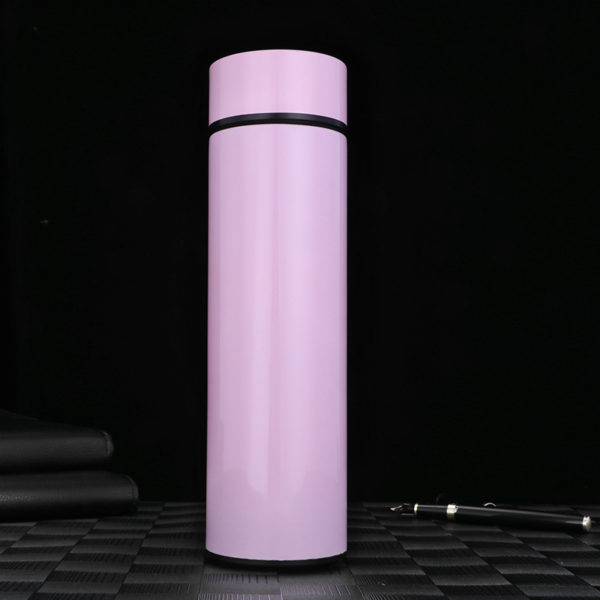 Stainless Steal Digital Display Bottle / 500ML - Pink
