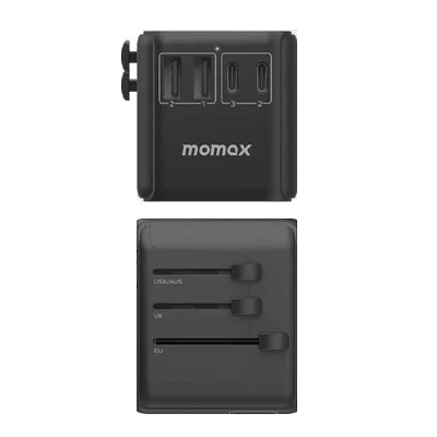 Momax Premium 35W Travel Adaptor - Titanium