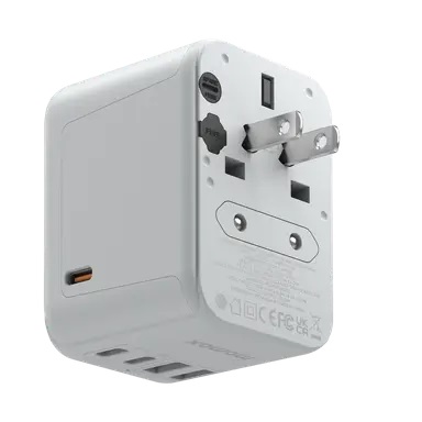 Momax Premium 35W Travel Adaptor - White