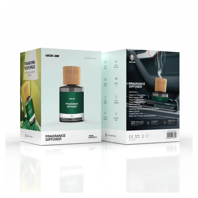 Green Fragrance Air Diffuser - wooden