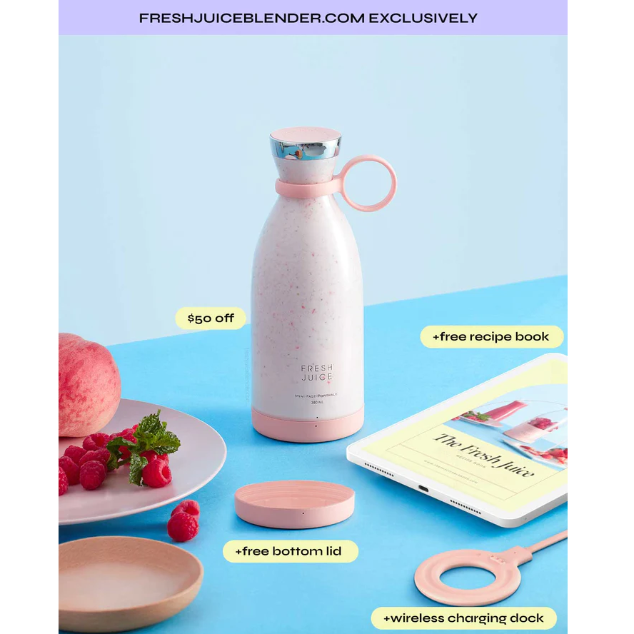 Fresh Juice Portable Fruit Blender 350ML