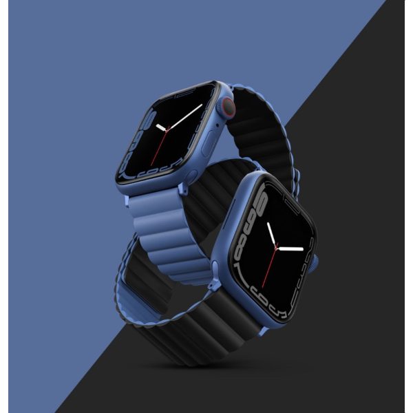 UNIQ Revix Apple Watch Silicon Strap 38mm & 40mm & 41mm - Blue/Black