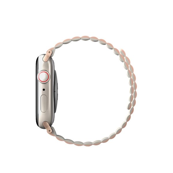 UNIQ Revix Apple Watch Silicon Strap 38mm & 40mm & 41mm - Pink/Beige