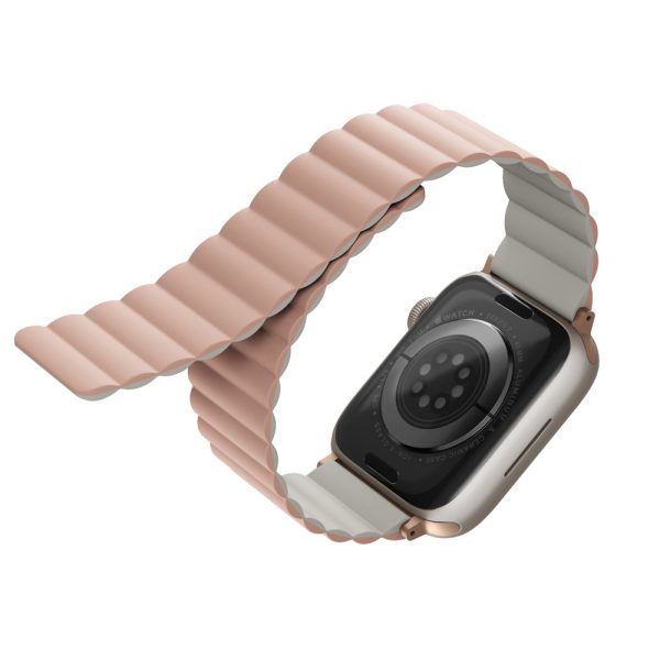 UNIQ Revix Apple Watch Silicon Strap 38mm & 40mm & 41mm - Pink/Beige