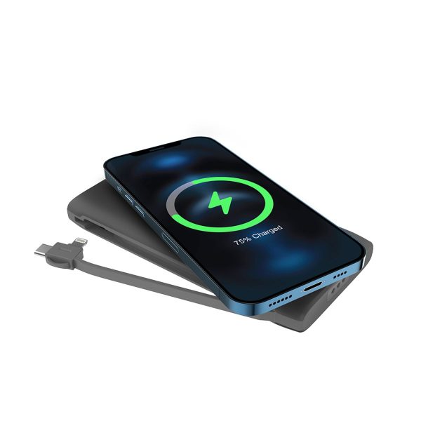 Powerology 10,000mAh 4 in 1 Power Bank Charging Dock - Black