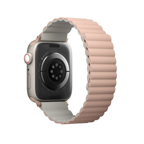 UNIQ Revix Apple Watch Silicon Strap 38mm & 40mm & 41mm - Pink/Beige