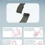 Moxedo Fit-Weave Nylon Braided Band - MXFW011CG - Cray Green