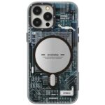 Youngkit Futuristic Circuit Anti-Drop Magsafe Case for iPhone 14 Pro Ã¢â‚¬â€œ Blue