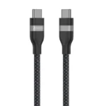 Anker USB-C to USB-C Cable (3ft, 240W, Upcycled-Braided) A82E2H11 - Black