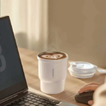 LePresso Thermo Brew Insulated Tumbler / 450ml / Keeps Drinks Hot & Cold - White