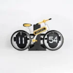 MidClock HY-F117 Bicycle-Inspired Retro Vintage Flip Desk Clock - Assorted Colours