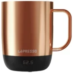 LePresso Aurelio Ceramic Mug with Temperature Control Base 300mL (LP0062) Rose Gold