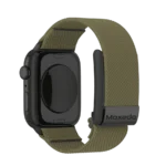 MOXEDO HYBRID FIT-WEAVE NYLON BRAIDED BAND FOR I WATCH 44,45 & 49MM & WH - MXFW012 - GREEN