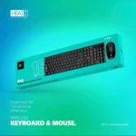 Heatz ZK15 ARG. Wireless Combo Keyboard & Mouse (English/Arabic) Black