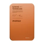Momax Q.Mag X 10000mAh Magnetic Wireless Power Bank (IP117A) Orange