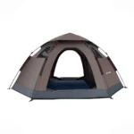 Porodo 4 Person Easy Pop Up Automatic Camping Tent 2000MM - Light Brown