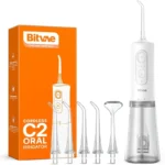 Bitvae C2 Cordless Water Flosser with 6 Tips - White