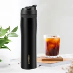 LePresso Portable French Press - Coffee & Tea 320ML (LPSPFPBK) Black