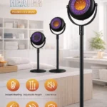 Adjsutable Height Floor Standing Heater 800W (LKS-800) Black