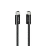 Anker Zolo Dirt-Resistant 240W USB-C to USB-C Cable 3.3FT (A8060H11) Black