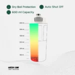 Green Lion Kettle & Go Electric Kettle 600mL with Touch Control (GL-EK4) White