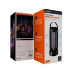 Porodo Portable Mosquito Zapper with UV LED Lamp Insect Killer (LFS135) Black