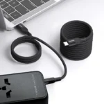 MOMAX MAG LINK 100W USB-C TO USB-C MAGNETIC CABLE 1M Black