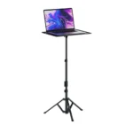 Porodo Multi-Function 190cm Tripod Stand for Projector & Laptop -Black