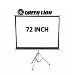 Green Lion 72 inches Portable Projector Screen with Tripod Stand - Matte White