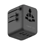 Momax 1-World 45W 5-Port Dual AC Travel Adapter (UA31) Black